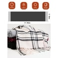 thumbnail image 3 of NevEND Unisex Men and Women's Super Soft Luxurious Classic Unisex Plain Plaid Winter Scarf Wrap Fashion Warm Neck For Cold Wether Winter and Fall, 3 of 5