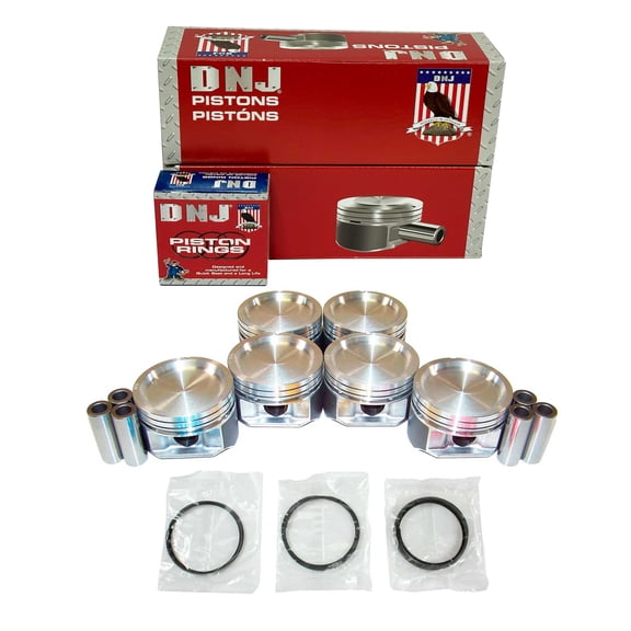 DNJ PRK3117.40 Piston Set with Rings Fits Cars & Trucks 1999-2004 Oldsmobile Alero 3.4L V6 207cid 12V OHV GL Sedan 4 - Door