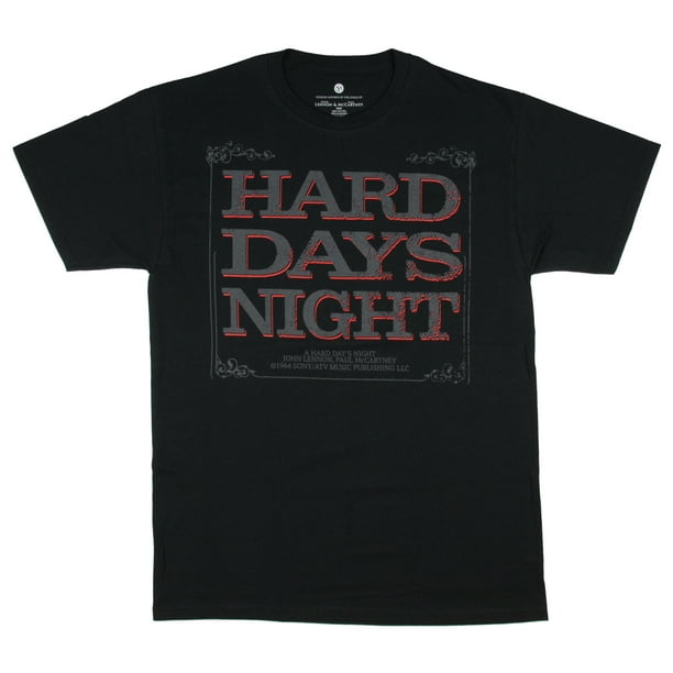 Seven Times Six The Beatles Men S Hard Day S Night Lyrics T Shirt Walmart Com Walmart Com