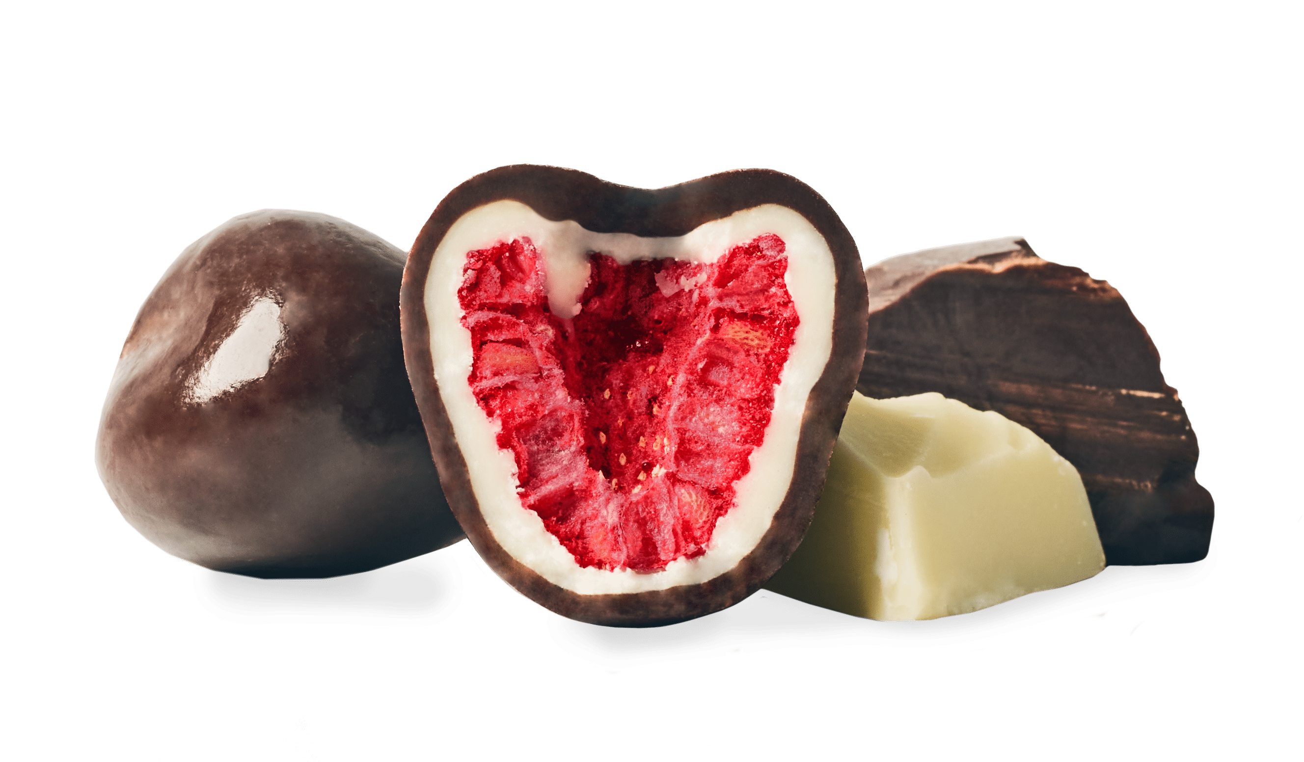 (3 pack) Tru Fru Dark Chocolate Dipped Hyper Dried Real Raspberries (4.2 oz)