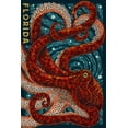 thumbnail image 4 of Florida, Octopus Paper Mosaic (19x27 inches, Premium 500 Piece Jigsaw Puzzle for Adults and Family, Made in USA), 4 of 4