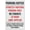 Warning Sign 4, variant on Parking Notice Strictly Visitors Parking Only Sign Sign, 8"x12" Grade Reflective Sheeting Rust Free Aluminum, Weather Resistant, Waterproof, Easy To Mount