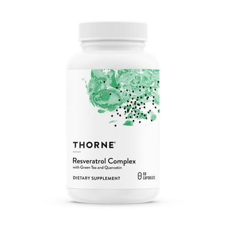 THORNE - Resveratrol Complex (formerly PolyResveratrol-SR) - Trans-Resveratrol Supplement for Healthy Aging* - Third-Party Certified - 60 Capsules