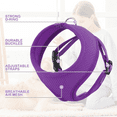 thumbnail image 5 of MoNiBloom No Pull Dog Harness, Pet Vest Adjustable Mesh Breathable Harnesses for Dogs Walking, Purple S, 5 of 8