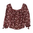 thumbnail image 2 of Rebecca Taylor Tilda Pullover Blusa para Mujer, Rojo, XS, 2 of 2