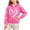 A Hot Pink, variant on NAISIBABY Girls Sweatshirts Size 8, Long Sleeve Hooded Fashion Pullover Graphic Hoodies Pink