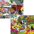 thumbnail image 4 of Bits and Pieces 4-In-1 Bundle Rustic Gardens 1000 Piece Jigsaw Puzzles by Nancy Wernersbach 20" x27", 4 of 9