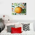 thumbnail image 5 of Autua Pumpkin Still Life Canvas Wall Art For Living Room Bedroom Office 16x12in, 5 of 6
