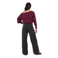 thumbnail image 5 of Forever 21 Women's Slouchy Sporty Graphic Sweater, High Rib Off-Shoulder Design for Cozy Fall Layering, M, 5 of 6