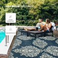 thumbnail image 3 of Alfombra de exterior wikiwiki, 183 x 274 cm, impermeable y reversible, 3 of 8