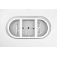 thumbnail image 5 of Vanity Art 54" Acrylic Freestanding Soaking Bathtub, 5 of 7