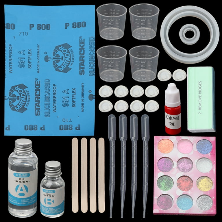 Resin Kit for Beginners with Molds Epoxy Resin Starter Kit with