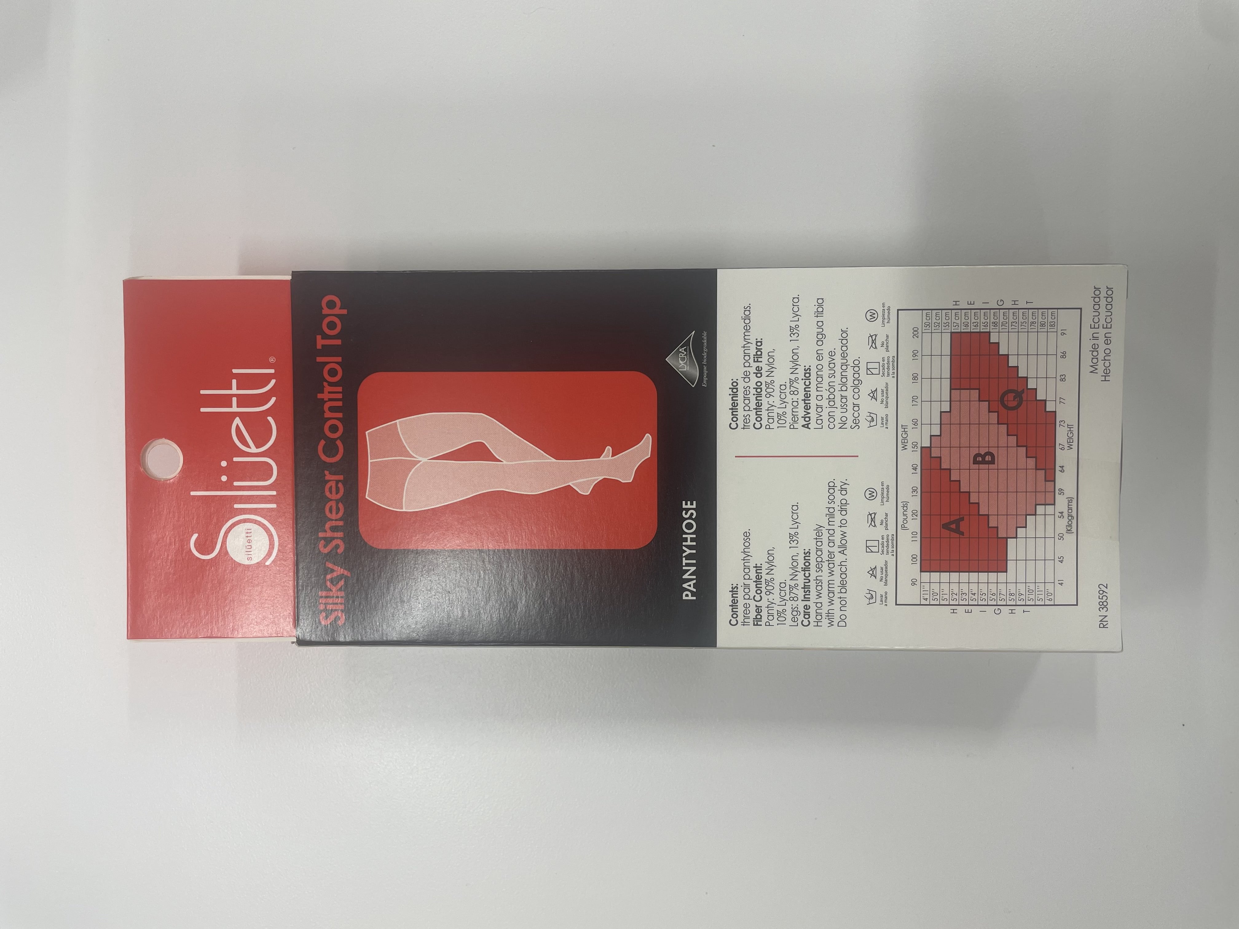 Siluetti Women's Taupe Silky Sheer Control Top Pantyhose, 3 Pack