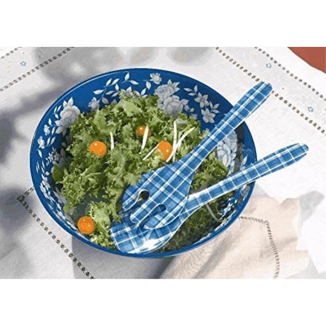 salad bowl in the blue