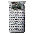thumbnail image 4 of Monster Jam Ensemble de Lit Complet 5 Pcs - Comprend une Couette Réversible et un Ensemble de Draps - Literie avec Grave Digger, Max-D, Megalodon - Microfibre Super Douce - (Produit Officiel Monster Jam), 4 of 5