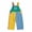 Sky Blue, variant on Girls Summer Playful Jumpsuit for Toddlers and Preschoolers Lightweight Backstrap Easy-Care Everyday Outfit for Little Girls and Boys