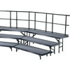 Midwest Folding Products Tapered Folding Platform 24 Inches High Carpeted Deck