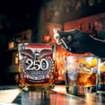 thumbnail image 4 of USA 250th Anniversary Glass â Heavy Bourbon Tumbler, Solid Glass Core with Gold, Scotch Glass for Collectors, 4 of 6