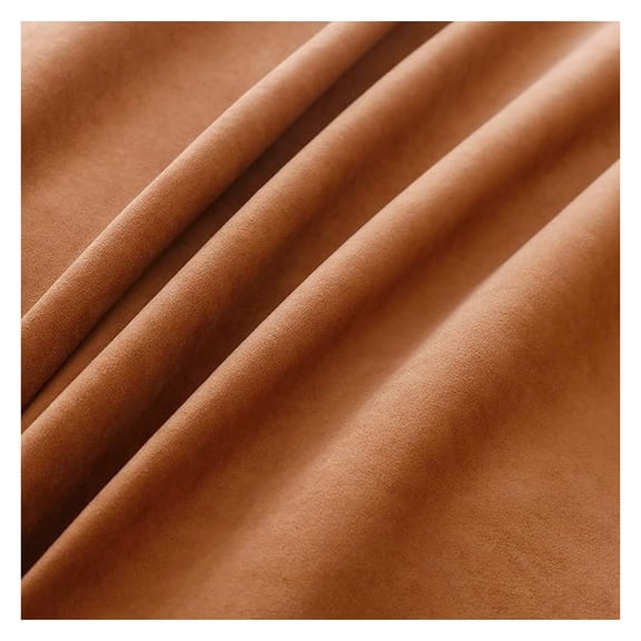 Twin Size 39x75x8 inch 3 Side Zipper Classic Soft Micro Suede Futon Cover Sofa Daybed Mattress Slipcover (Caramel, Twin Size)