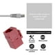 thumbnail image 4 of Uxcell 10 Pack Acoplador Ethernet RJ45, Acoplador de Extensión Ethernet Hembra a Hembra Cat6, Rojo, 4 of 6