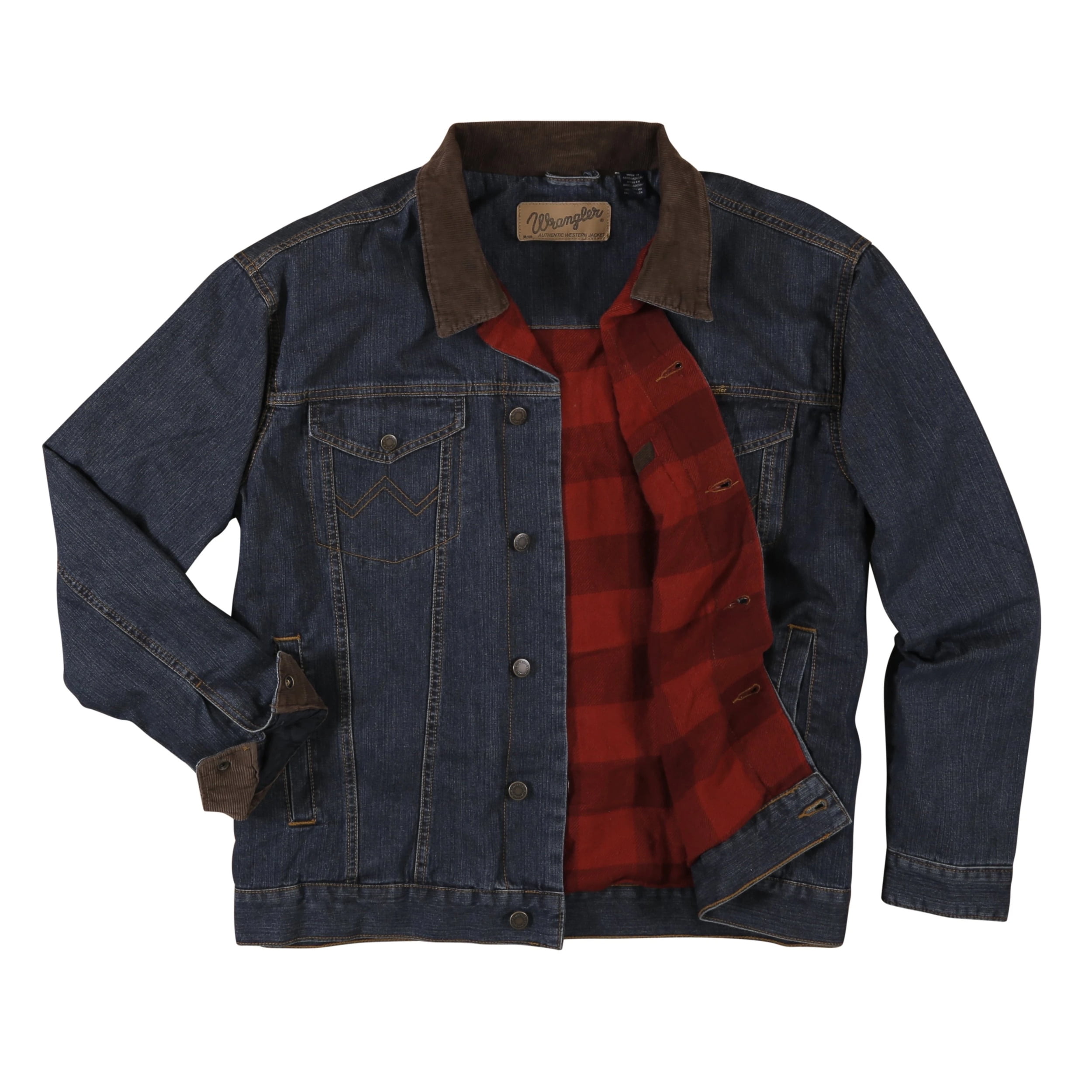 Sherpa Lined Denim Jacket - 74255Pw 