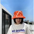 thumbnail image 2 of Smiley Fisherman Hat Primavera y verano Viajes Protección solar Cuenca Sombrero Playa Sombrero para el sol Moda Tendencia Sombrero para el sol, Naranja Feliz Sencillez, 2 of 4