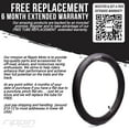 Rippin Moto 3.25/3.50-16 Heavy Duty 3mm Inner Tube TR4 Valve Fits 90/100-16 Dirt Bike Tires