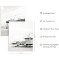 thumbnail image 2 of HAUS AND HUES Beach Wall Art Black and White - Set of 4 Black and White Wall Art Beach Posters, Beach Wall Decor, Black and White Wall Decor, Ocean Posters, Black and White Beach(Unframed 11x14), 2 of 6