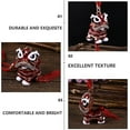 thumbnail image 5 of PAMINGONO Lion Shape Chinese Style Keychain for Mobile Phone Pendant 1Pack in Zinc Alloy, 5 of 8