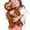 Sloth-Brown, variant on MorisMos 17.7in Curly Brown Sloth Stuffed Animal, Realistic Soft Sloth Plush Toy