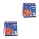thumbnail image 4 of Kearding Calendario de escritorio navideño Regalo de Navidad preferido Color brillante e impresión clara Papel práctico azul azul 2Conjunto, 4 of 6