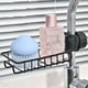 thumbnail image 5 of Organizador de jabón y champú para ducha de acero inoxidable, bandeja sin taladro, estante para ducha negro, estante para barra colgante, juego de 2, 5 of 5