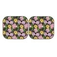thumbnail image 3 of Uemuo Colorful Roses Printed 2 PCS Car Windshield Sun Shade, Auto Sun Heat and UV Rays Blocker, Foldable Automotive Front Window Sunshade Protector, 3 of 7