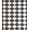 Black Ivory, Pattern 8, variant on ODIKA 8'x10' Washable Area Rug Non-Shedding, Easy Care, Checkered Geometric Dot Interlocking Border Entry Music Long for King Size Bedroom Under Bed, Master Suite