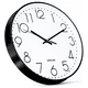 thumbnail image 2 of Reloj de pared Digital moderno de 30 cm Color negro BLOOSOM fondo blanco, 2 of 4