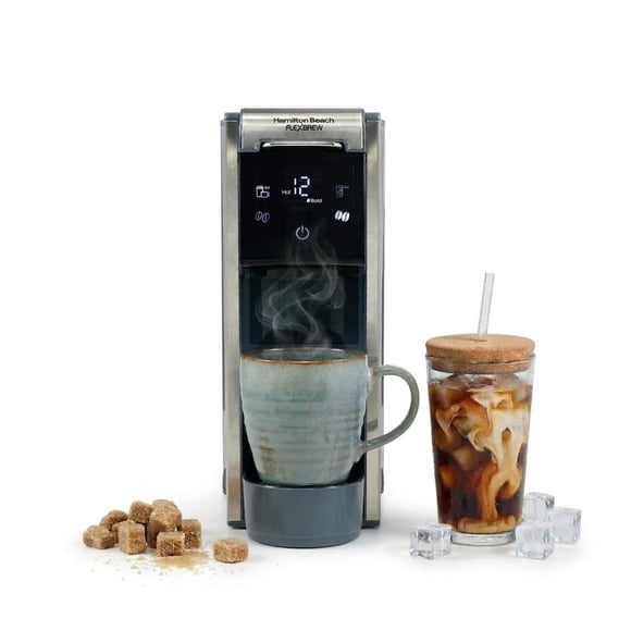 Cafetera Hamilton Beach FlexBrew 4 en 1 con depósito de 1.3 L
