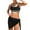 C Black, variant on Lixiuxyad Kid Girls Bikini Swimsuits With Swim Shorts 3 Piece Bikini Sets Double Strap Sport Bathing Suits for Teens,Sizes 9-10 Years