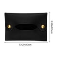 thumbnail image 3 of Rewenti Pochette Portable en Similicuir pour Lingettes Humides, Mini Sac Distributeur de Mouchoirs de Voyage pour Usage Extérieur, Étui de Rangement Réutilisable pour Serviettes Sanitaires, 3 of 6
