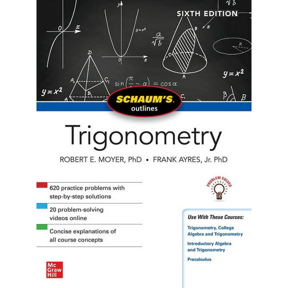 Schaum's Outlines Schaum's Outline of Trigonometry, Sixth Edition, (Paperback)