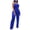 Blue, variant on IROINNID Sleeveless Suspender Jumpsuit For Women Full-Length Summer Fashion Casual U-neck Sling One-piece Trousers Jumpsuit