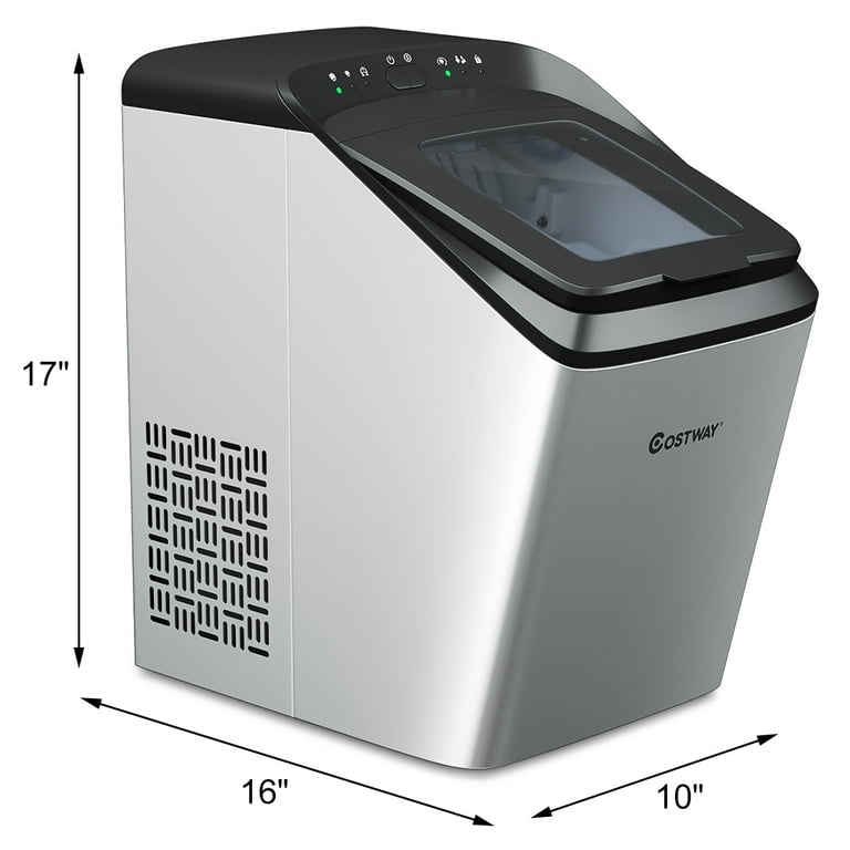 Dropship 48 Lbs Stainless Self-Clean Ice Maker With LCD Display to Sell  Online at a Lower Price