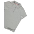 thumbnail image 2 of French Toast Women's Stretch Pique Polo Color: gray Size: l, 2 of 3