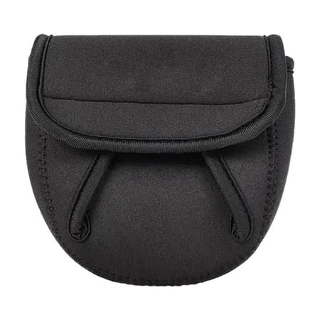 Reel Cover Neoprene Sleeve Baitcaster Cover Case for Spinning Trolling Reels Lightweight Protective Pouch with Hook Loop Closure for Fishing Gear Tackle Storage on Boat or Surf