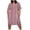 Pink, variant on PuLe 【New】 Summer Short Sleeve Dress Summer Dresses for Women Eyelet V Neck Short Sleeve Chest Pocket Lightweight Beach Vacation Attire Plus Size