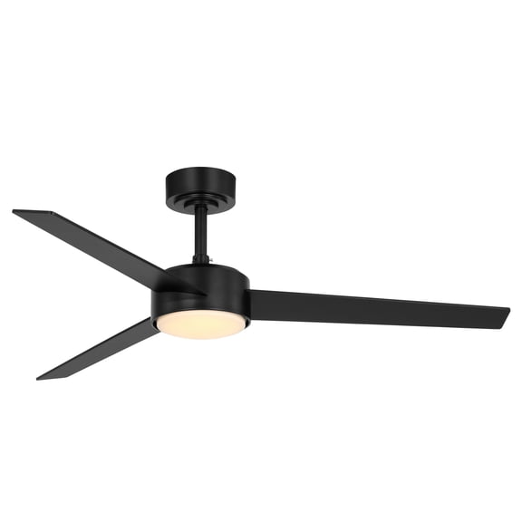 Mainstays 52 Inch Downrod Ceiling Fan with 3 Blades and Remote Control