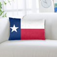 thumbnail image 5 of Hidden Zipper Pillowcases Us Flag Texas Lumbar Pillow Case Decorative Pillow Cases Bed Cushion Covers 14"x20", 5 of 7