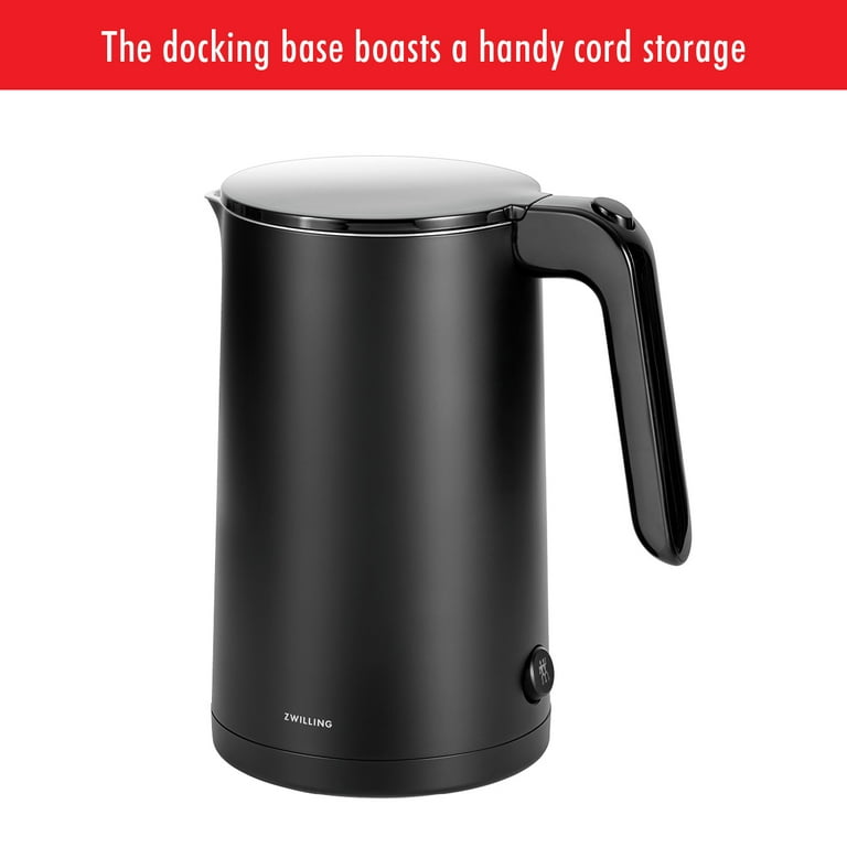 ZWILLING Enfinigy 1.5 l, Cool Touch Kettle - Black