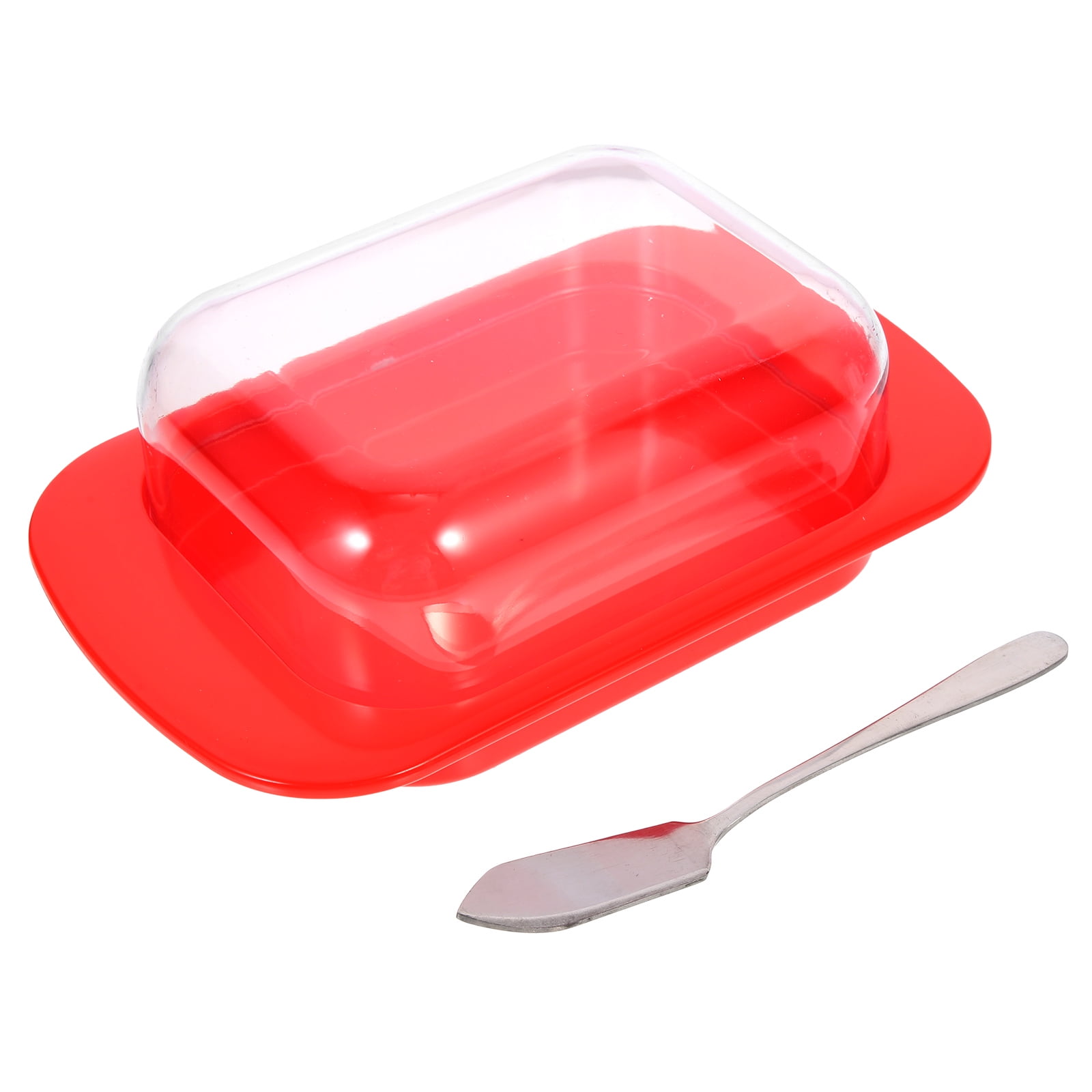 Frcolor Butter Dish Container Cheese Keeper Holder Storage Tray Saver