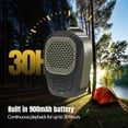 thumbnail image 7 of Wearable Outdoor Bluetooth Speaker, Clip-On Wireless Jobsite Speaker, Mini Speakers Up to 30 Hours Play time IP56 Water Resistance Built-in Mic Hands-Free Music/Calls for Working/Running/Hiking, 7 of 7