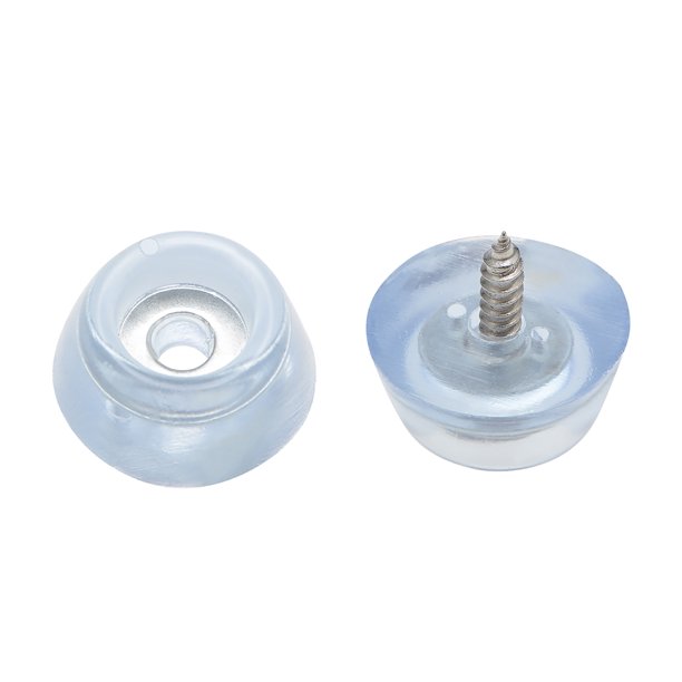 Silicone Furniture Pads, 27mm x 20mm Non Slip Bumpers 12mm Height Clear
